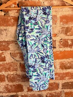 Lilly Pulitzer Big Girl’s Lions Face Blue Leggings